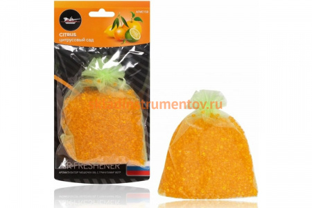 Ароматизатор Airline Мешочек XXL с гранулами 80г, цитрусовый сад AFME158