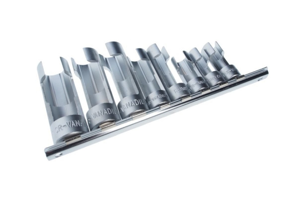 Набор глубоких разрезных головок (3/8" DR: 10, 11, 12, 13, 14 мм, 1/2" DR: 17, 19, 21 мм) JTC 6609