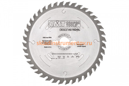 Диск пильный по дереву (254х30х2.4/1.8 мм; Z=48) CMT 294.048.10M