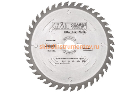 Диск пильный по дереву (260х30х2.5/1.8 мм; Z=60) CMT 294.060.11M