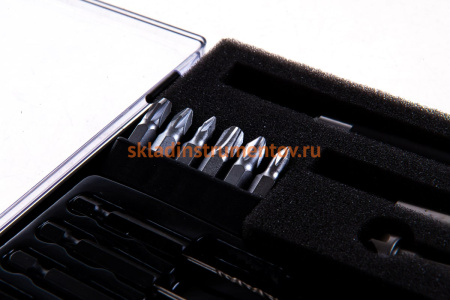 Набор биты+сверла+зенкер в пластиковом футляре NAREX 850200