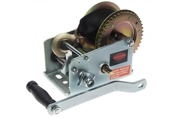 Ручная барабанная двухскоростная лебедка 1300кг ROCKFORCE RF-TRT1301S