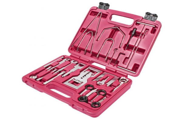 Универсальный набор инструментов для демонтажа авторадиоаппаратуры (46 предметов в кейсе) JTC 4082