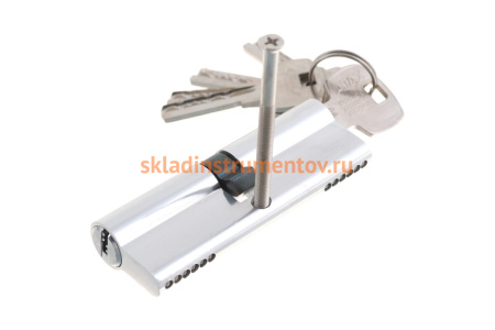 Цилиндровый механизм AJAX AX200/90 mm 40+10+40 CP хром 5 кл. 40215