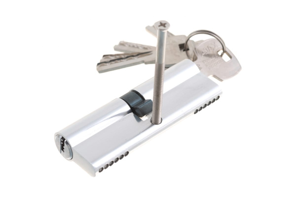 Цилиндровый механизм AJAX AX200/90 mm 40+10+40 CP хром 5 кл. 40215