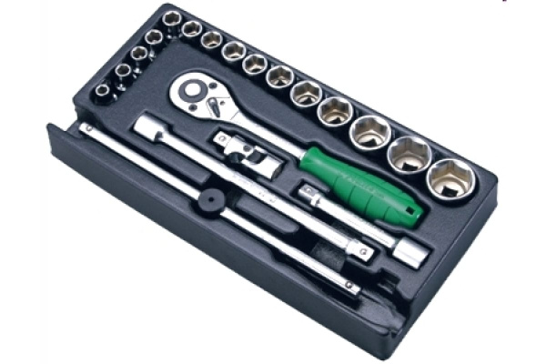 Набор головок и аксессуаров Hans ложемент 1/2" TT-16