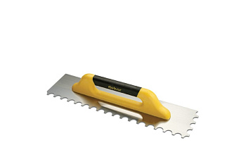 Зубчатая малка DEKOR HASSAN 120 х 295 мм волнообразный зуб пластиковая ручка 482