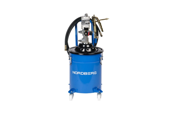 Пневматическая установка для раздачи густой смазки NORDBERG с баком 20 л NO5020
