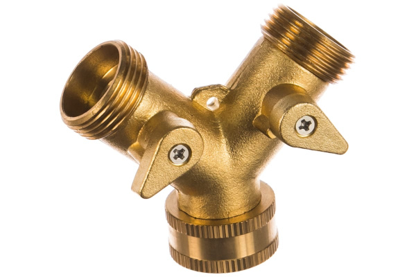 Разветвитель 2-х канальный латунный (G3/4") PALISAD 66523