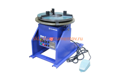 Вращатель Атлант-3 макс. вес детали 300кг, с патроном, педалью Foxweld 1924