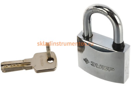 Навесной замок 50 мм ЗУБР ЭКСПЕРТ 37227-50