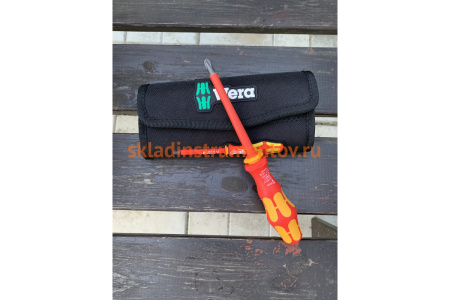 Набор отвёрток-насадок диэлектрических с рукояткой-держателем Wera, VDE, 7 предметов, WE-003470