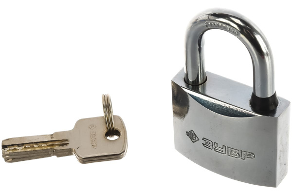 Навесной замок 50 мм ЗУБР ЭКСПЕРТ 37227-50