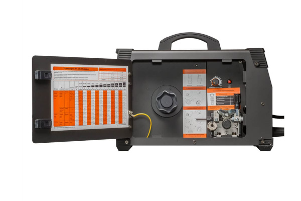 Сварочный инвертор Сварог MIG 200 REAL N24002N Black маска+краги 95883