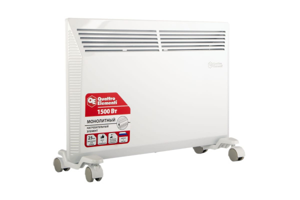 Конвекторный нагреватель воздуха QUATTRO ELEMENTI QE-1500KM 1,5 кВт. 790-533