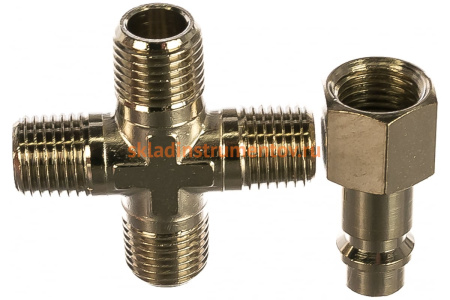 Переходник для компрессоров (1/4"; рапид) 113 A/1 449/2 F1/4" GAV 16458