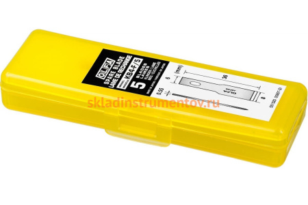 Лопаточные лезвия OLFA для ножа 6 мм OL-KB4-F/5