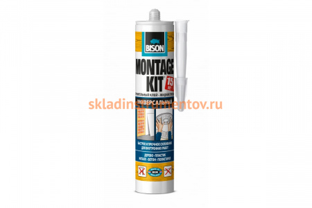 Клей BISON MONTAGEKIT УНИВЕРСАЛЬНЫЙ CRT 440G 6303904