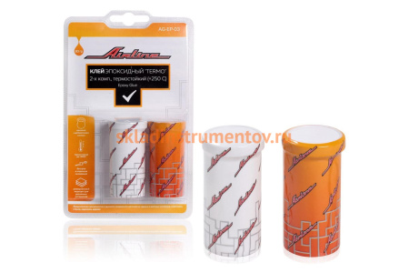 Термостойкий эпоксидный клей Airline TERMO 2-х комп. +250С, 80 гр. AG-EP-03