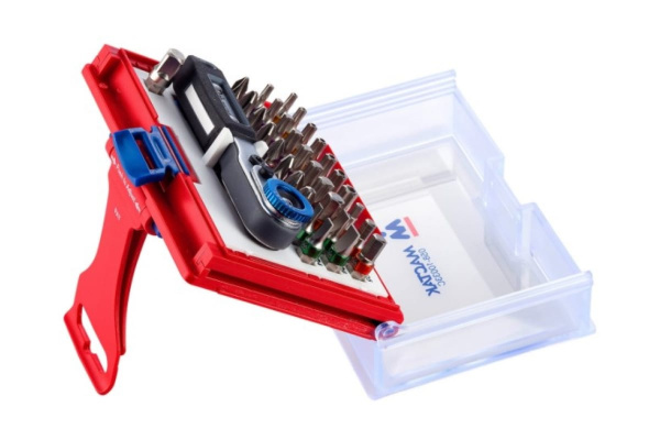 Набор вставок бит 1/4, TORX, HEX, PZ, PH, SLOT, 33 предмета МАСТАК 058-10033C