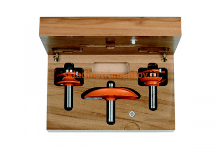 Комплект фрез концевых (3 шт; хвостовик 12 мм; B2) CMT 900.512.11