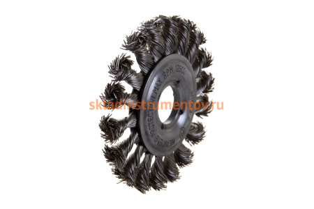 Щетка цилиндрическая со жгутовой нержавеющей проволокой Эксперт 563 (100 мм; 22.2 мм) Профоснастка 20806003