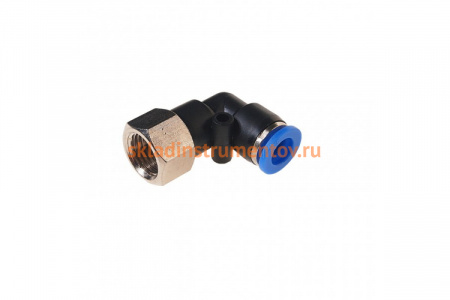 Фитинг угловой для пластиковых трубок (8 мм; 1/4F) ROCKFORCE RF-SPLF08-02