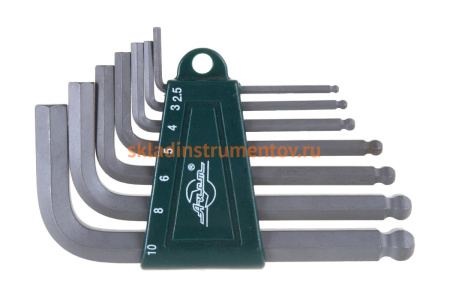 Набор Г-образных шестигранных ключей 7 предметов AIST 1054107HW 00-00003797