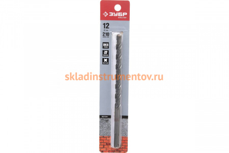 Бур SDS-plus ЗУБР 12х210 мм 29315-210-12