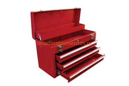 Инструментальный ящик TORIN 3 выдвижные полки TBD133A