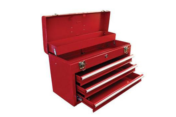 Инструментальный ящик TORIN 3 выдвижные полки TBD133A