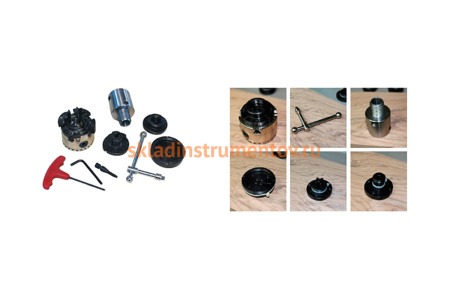 Патрон токарный 4-х кулачковый в наборе SCK-2.5A для деревообрабатывающих станков JET 59500060