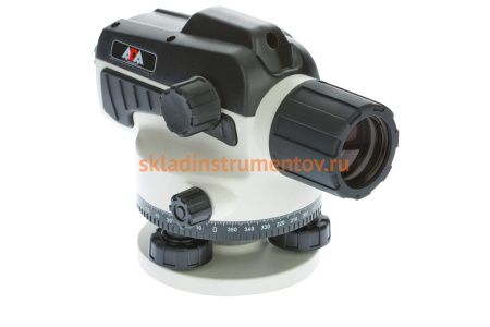 Комплект ADA: нивелир Ruber 32 с поверкой + рейка STAFF 3 + штатив на клипсах Light А00201_К1