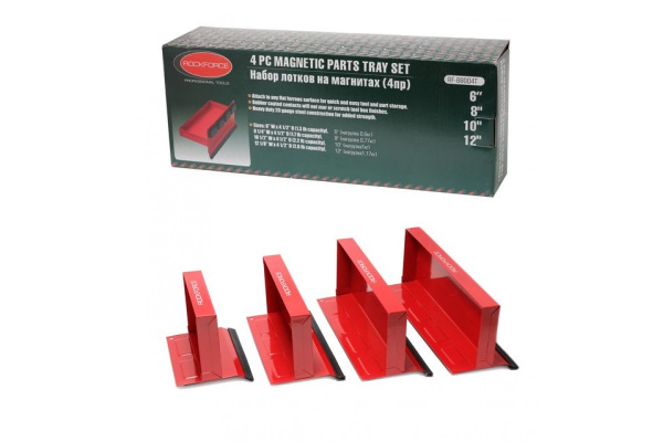 Набор лотков на магнитах, 4 предмета ROCKFORCE RF-88004T