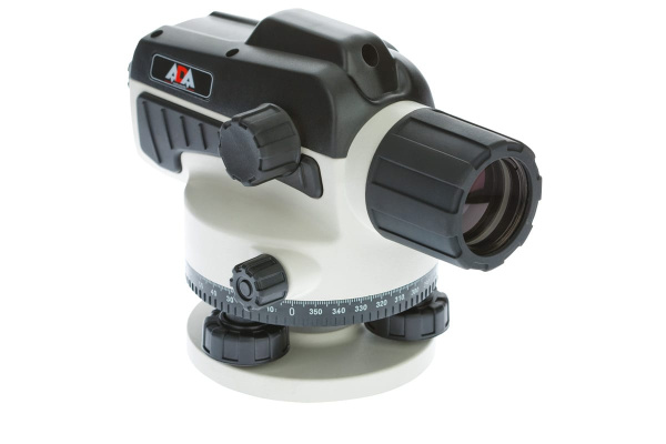 Комплект ADA: нивелир Ruber 32 с поверкой + рейка STAFF 3 + штатив на клипсах Light А00201_К1