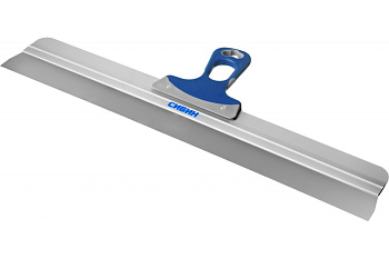 Фасадный шпатель СИБИН нержавеющий, алюминиевая направляющая, 600 мм 10085-60