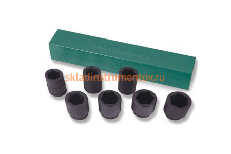 Набор ударных торцевых головок глубоких 7 предметов (3/4" 26-38 мм) Jonnesway S03AD6107S