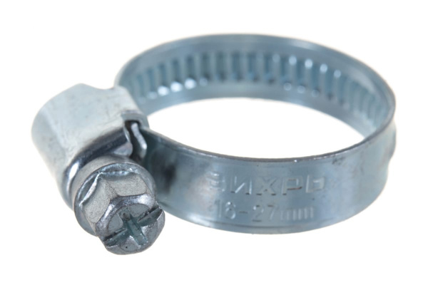 Металлический червячный хомут Вихрь 16-27, 9мм 50 шт 73/9/1/22