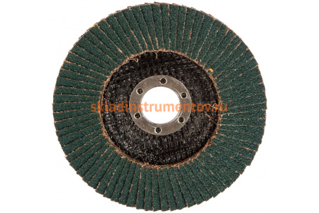 Круг лепестковый циркониевый по металлу и нержавеющей стали (125х22 мм, ZK40, 38А) Tsunami КЛТ1 D9610000ZK12540