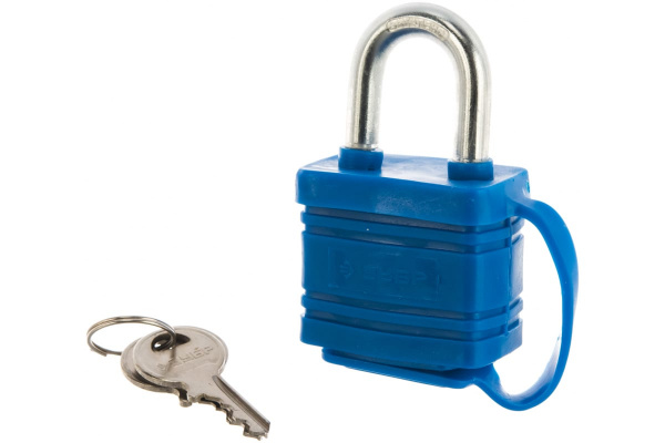 Навесной всепогодный замок 40 мм ЗУБР ЭКСПЕРТ 37211-40