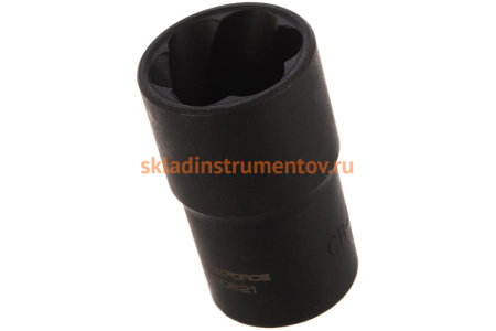 Головка-экстрактор для поврежденных болтов/гаек (21 мм; 1/2; 50 мм) ROCKFORCE RF-90621