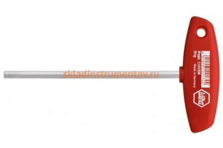 T-образная шестигранная отвертка SW2.0x200 Wiha Classic 334 00905