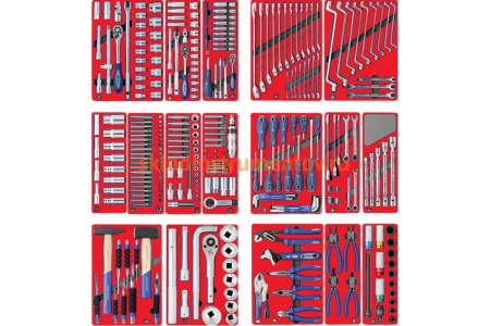 Набор инструментов в красной тележке 323шт МАСТАК ЭКСПЕРТ 52-323R