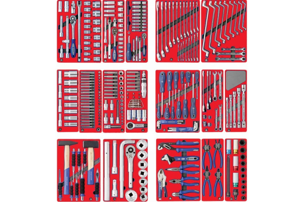Набор инструментов в красной тележке 323шт МАСТАК ЭКСПЕРТ 52-323R
