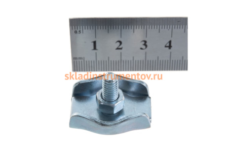 Зажим троса одинарный 2 шт. (6 мм; ТФ6) Зубр 4-304436-06 Зажим троса одинарный 2 шт. (6 мм; ТФ6) Зубр 4-304436-06