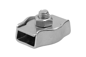 Зажим троса одинарный 100 шт. (4 мм; ТФ5) Зубр 4-304435-04