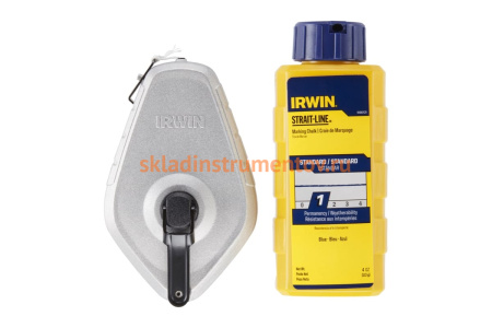 Разметочный шнур (30м) и синий мел (113г) IRWIN 10507683