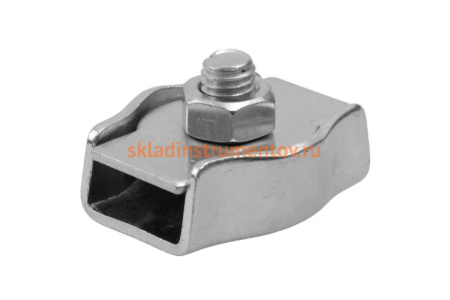 Зажим троса одинарный 100 шт. (4 мм; ТФ5) Зубр 4-304435-04 Зажим троса одинарный 100 шт. (4 мм; ТФ5) Зубр 4-304435-04