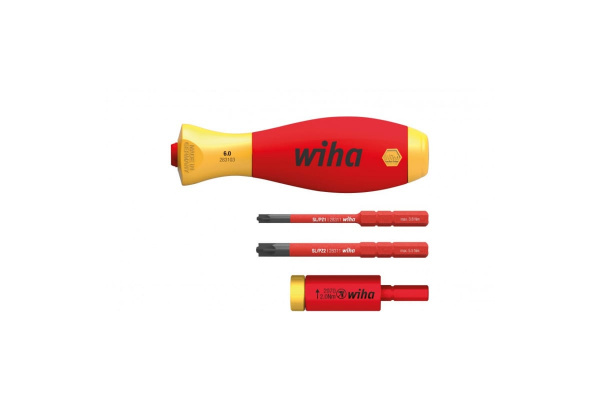 Набор 2,0 Нм SL/PZ 4 предмета SB Wiha easyTorque Adapter electric 41477