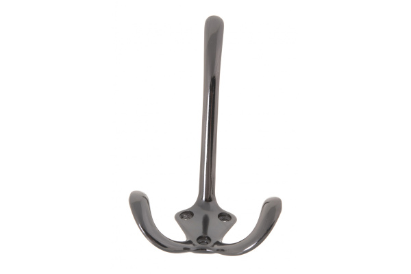 Мебельный крючок JET 587 трехрожковый, алюминий, черный никель CQ587A.003NP99